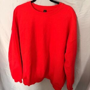 Red Gildan Crewneck